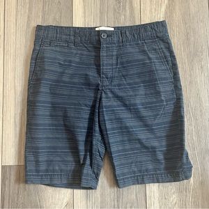 Original Penguin Stripped Blue Shorts